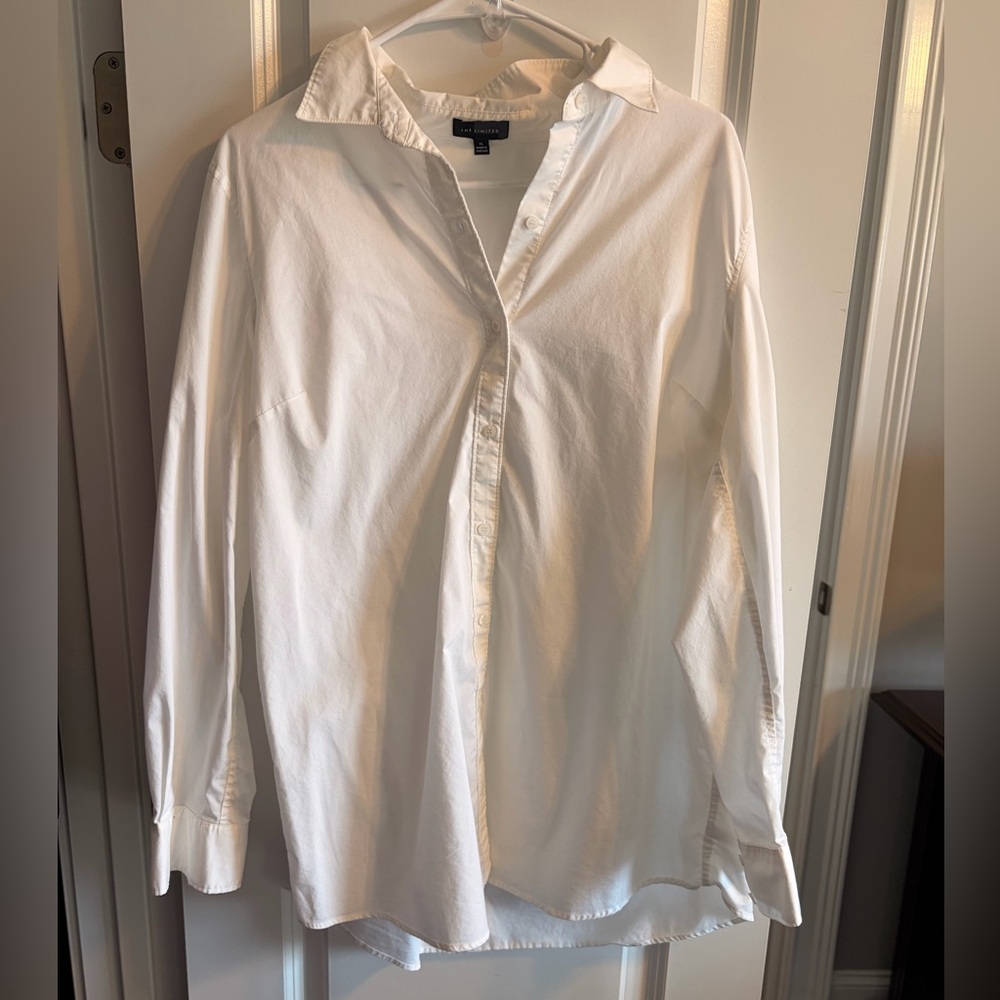 The Limited Classic White Button Down Shirt